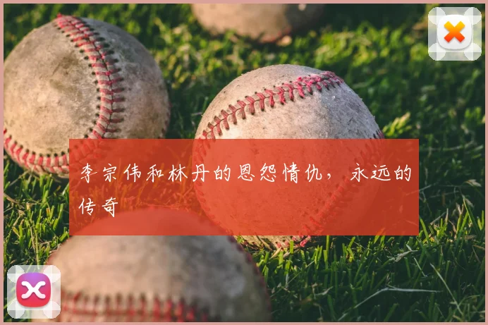 李宗伟和林丹的恩怨情仇，永远的传奇